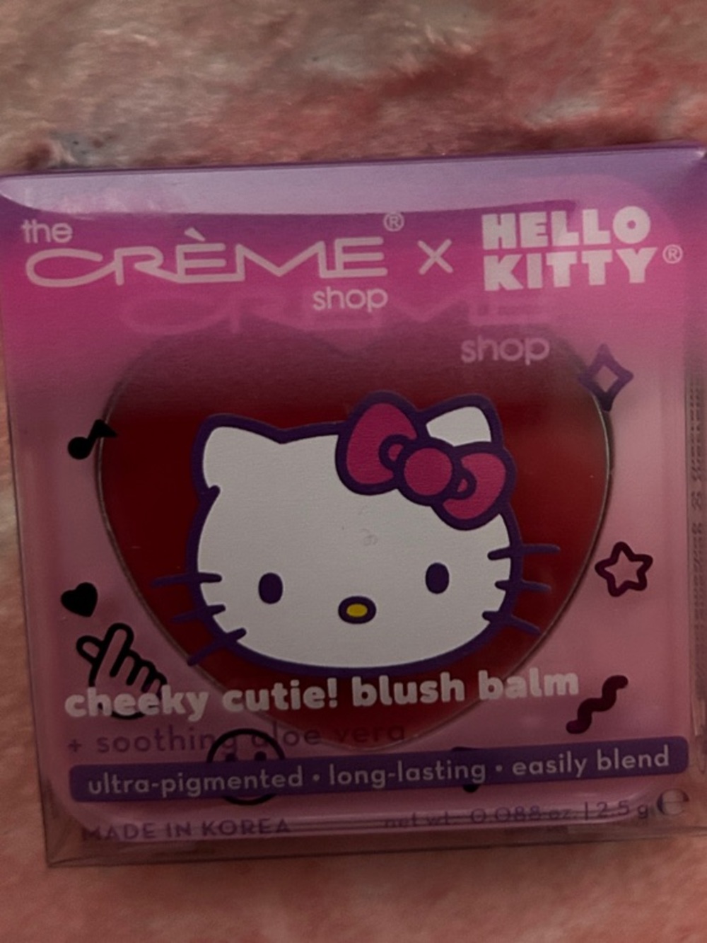 The Crème Shop x Hello Kitty Limited Edition Cheeky Cutie Blush Balm NWT